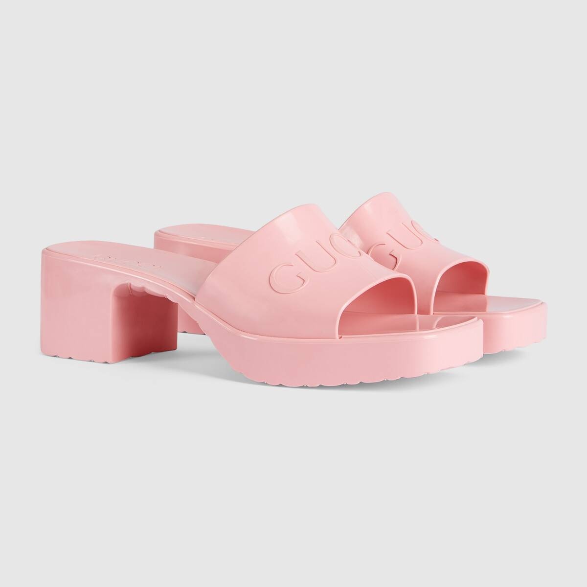 Women's rubber slide sandal - 2