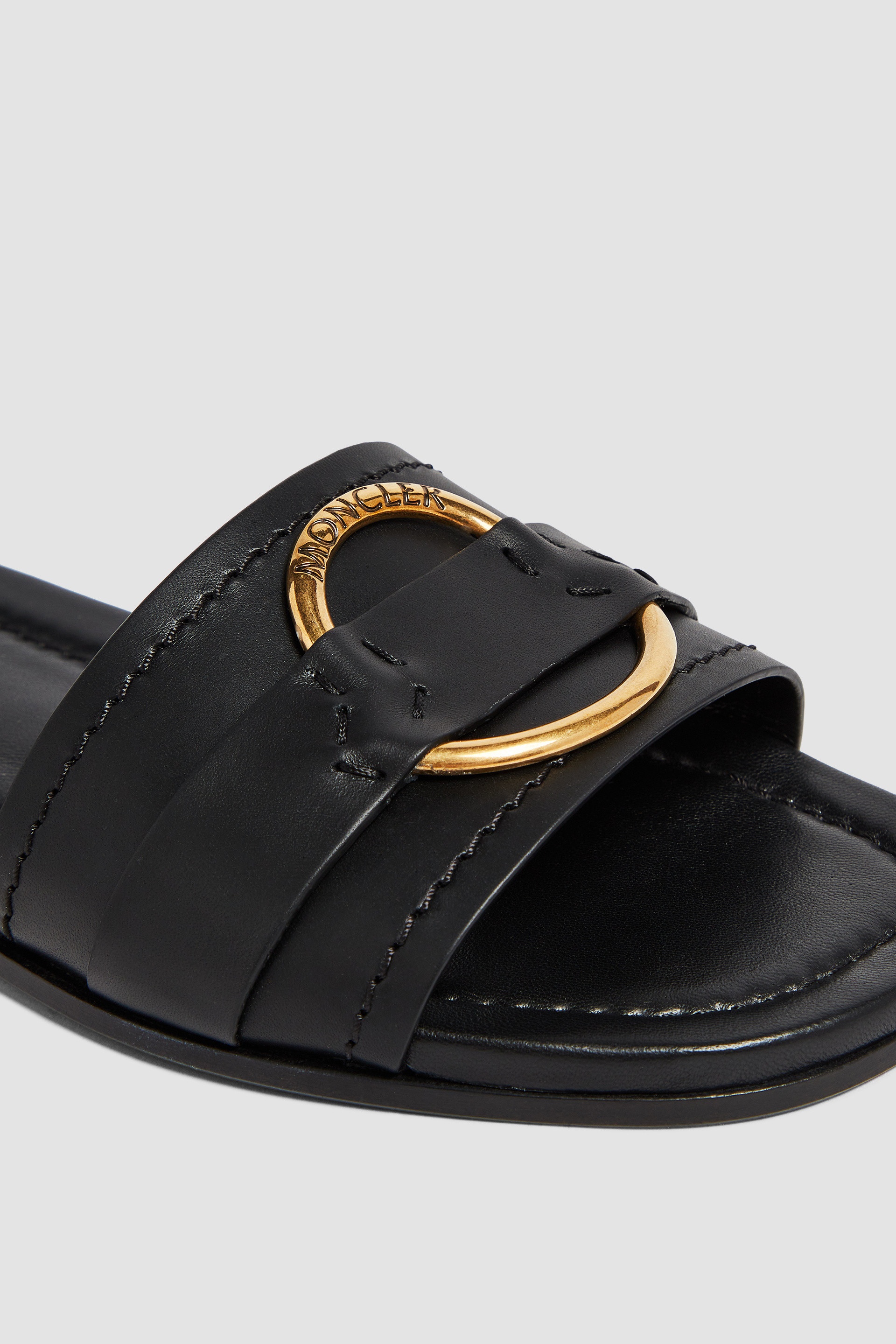 Bell Leather Slides - 2