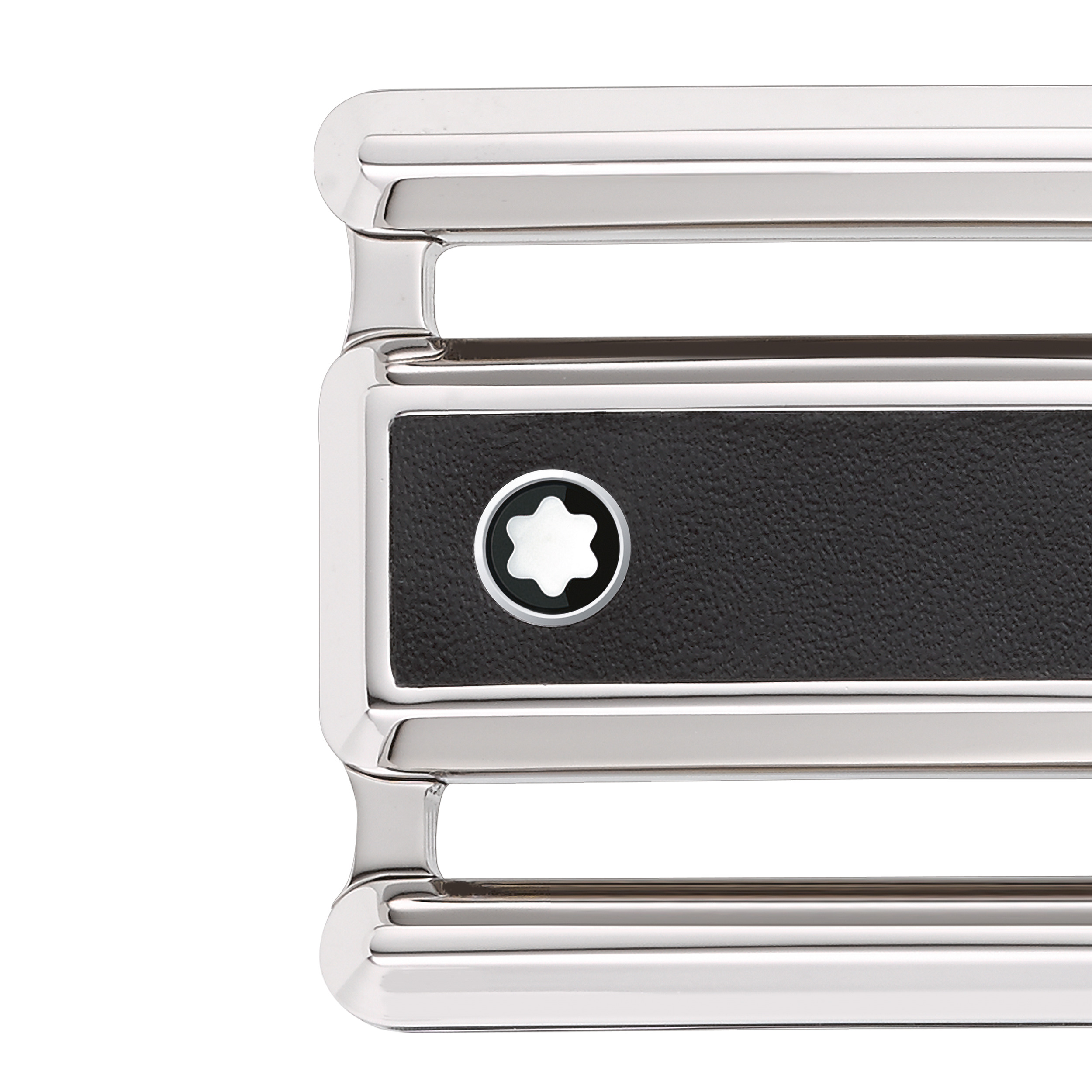 Black/brown 30 mm reversible leather belt - 3