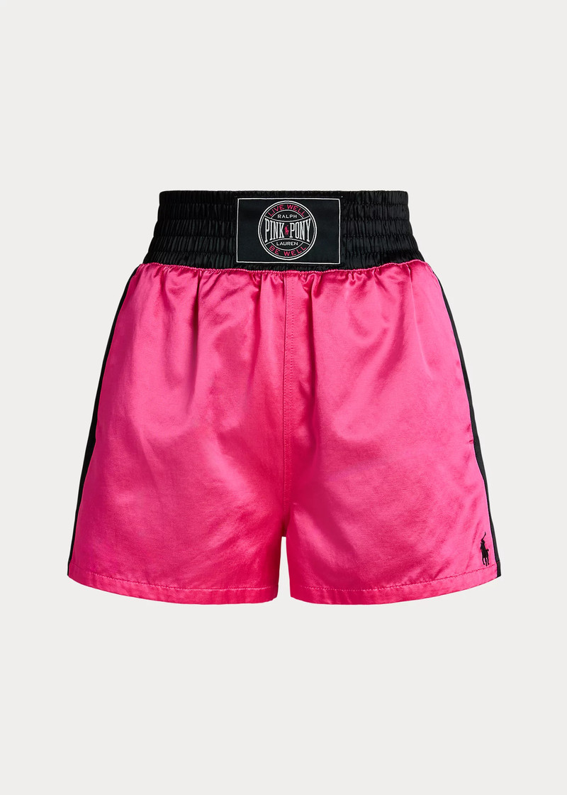 Pink Pony Satin Boxing Short 1
