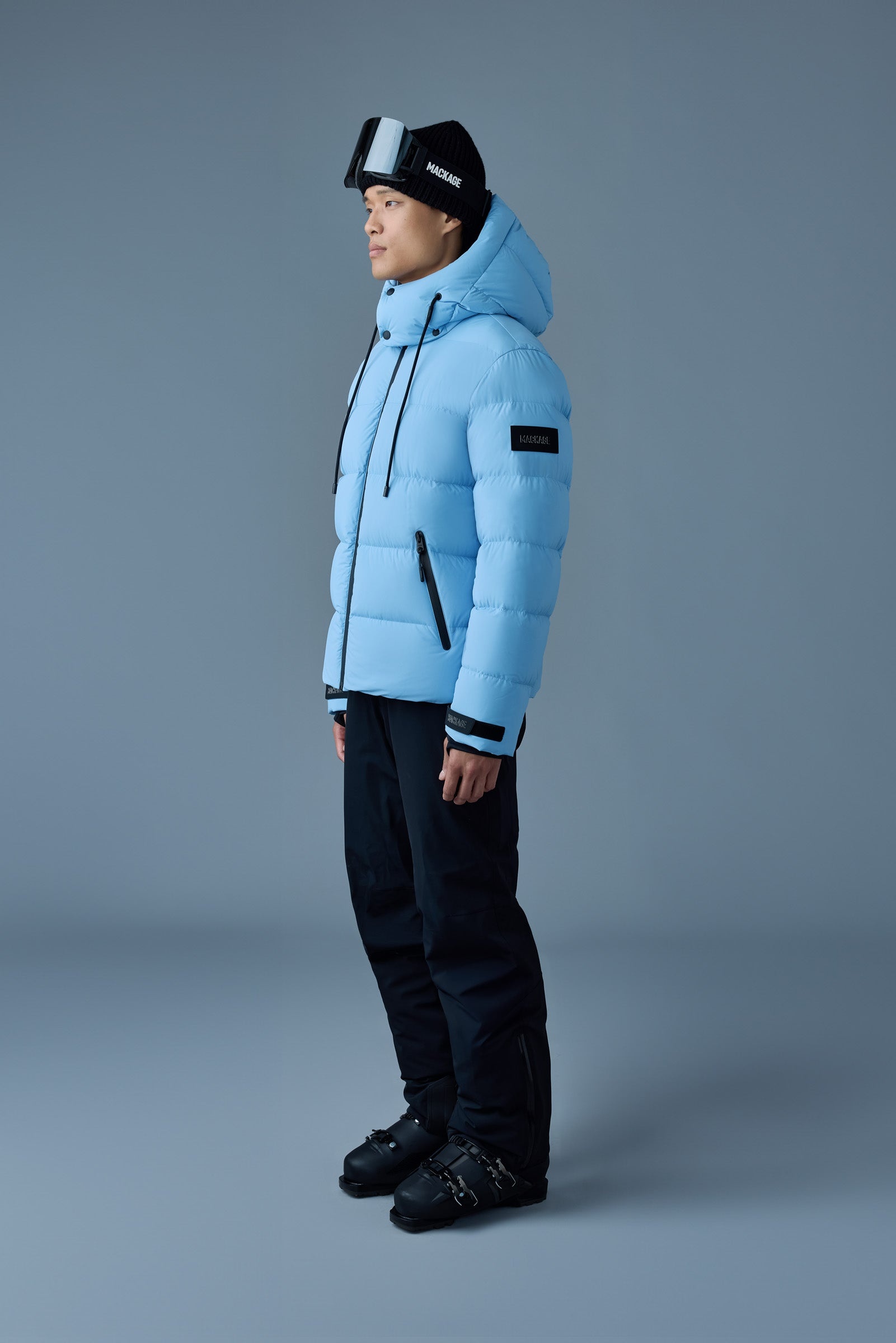SAMUEL-SKI Medium down jacket with hood - 3