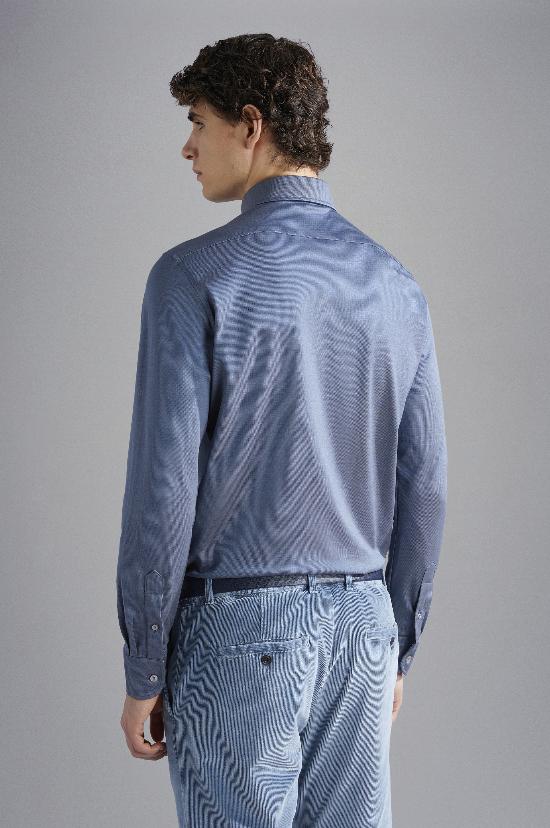 PIQUÉ COTTON SHIRT - 3