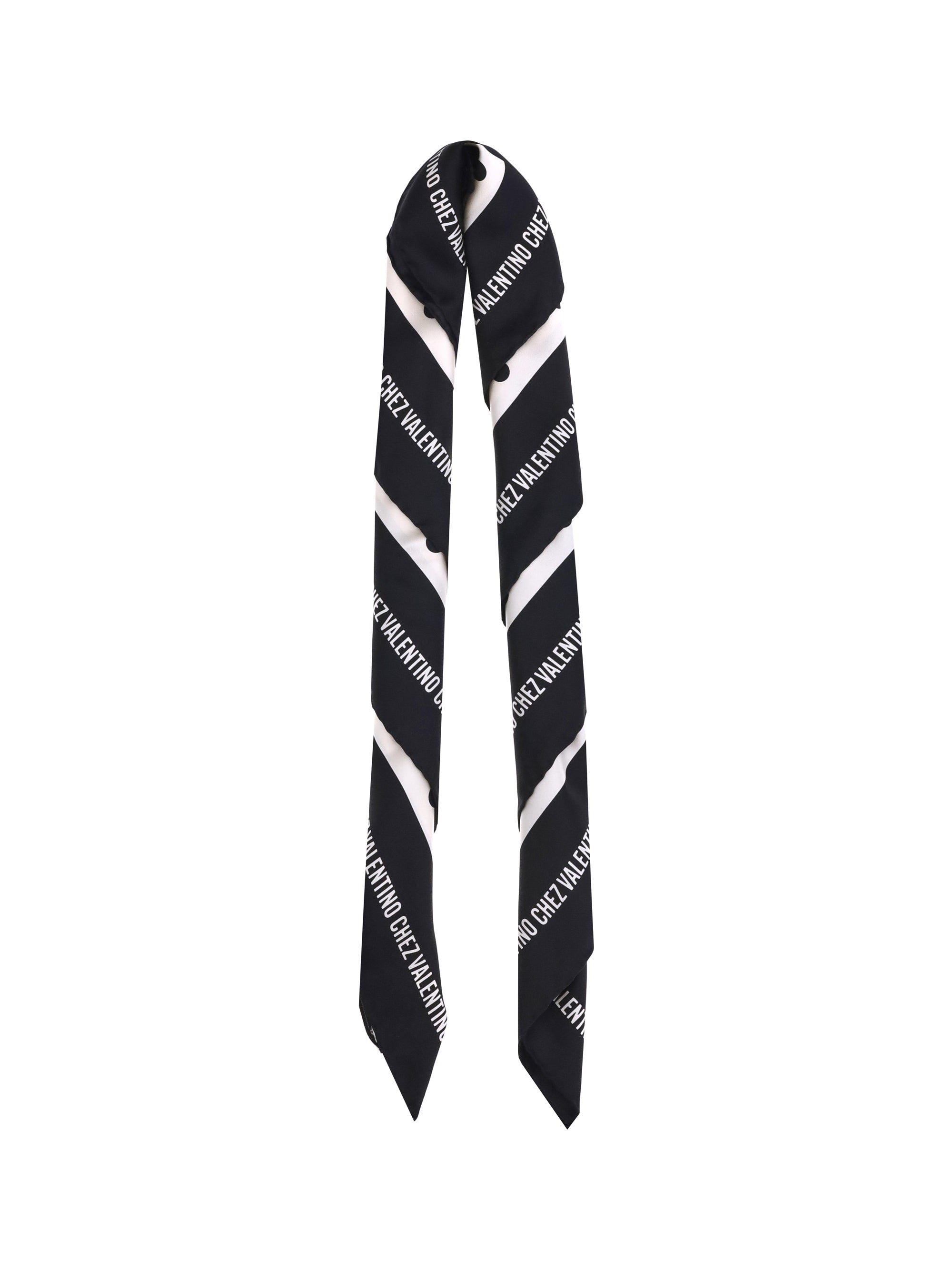 Valentino Garavani Women Polka Dot Silk Scarf - 2