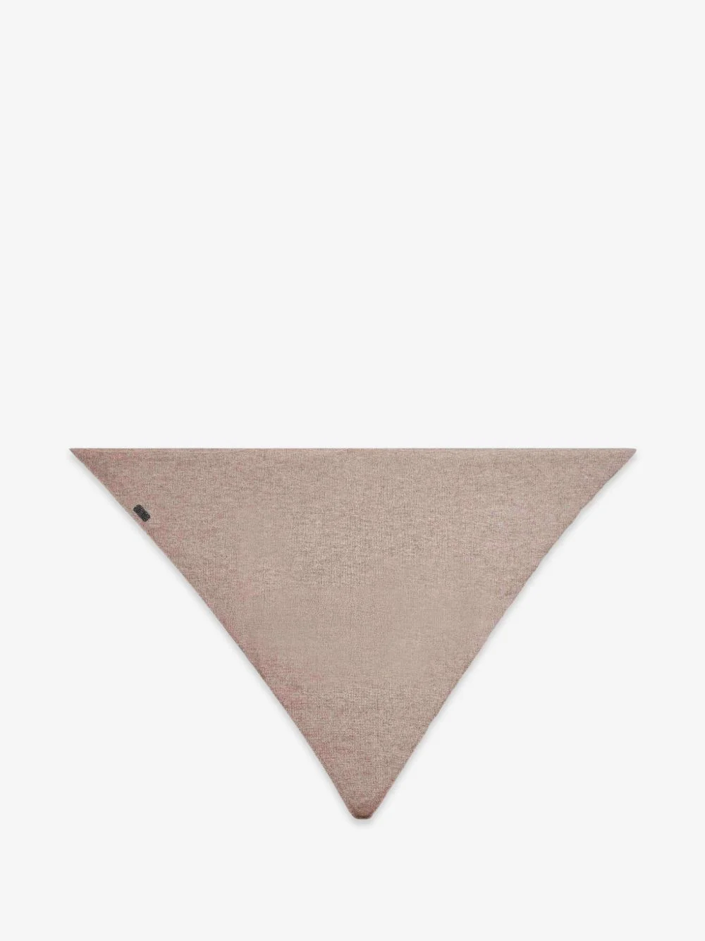 monili-embroidered triangular scarf - 1