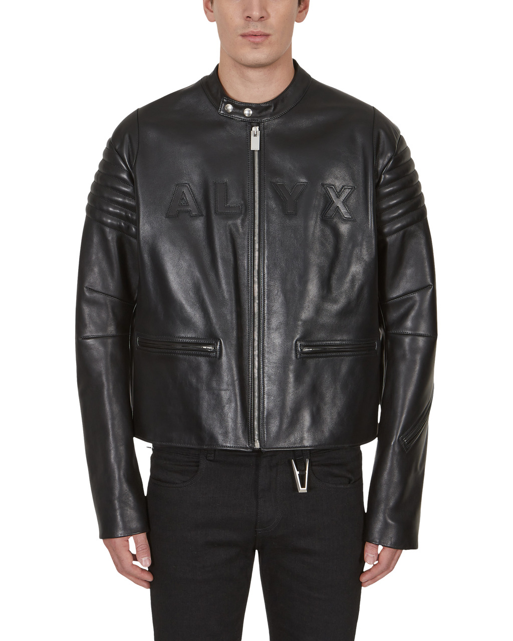 LEATHER MOTO JACKET - 2