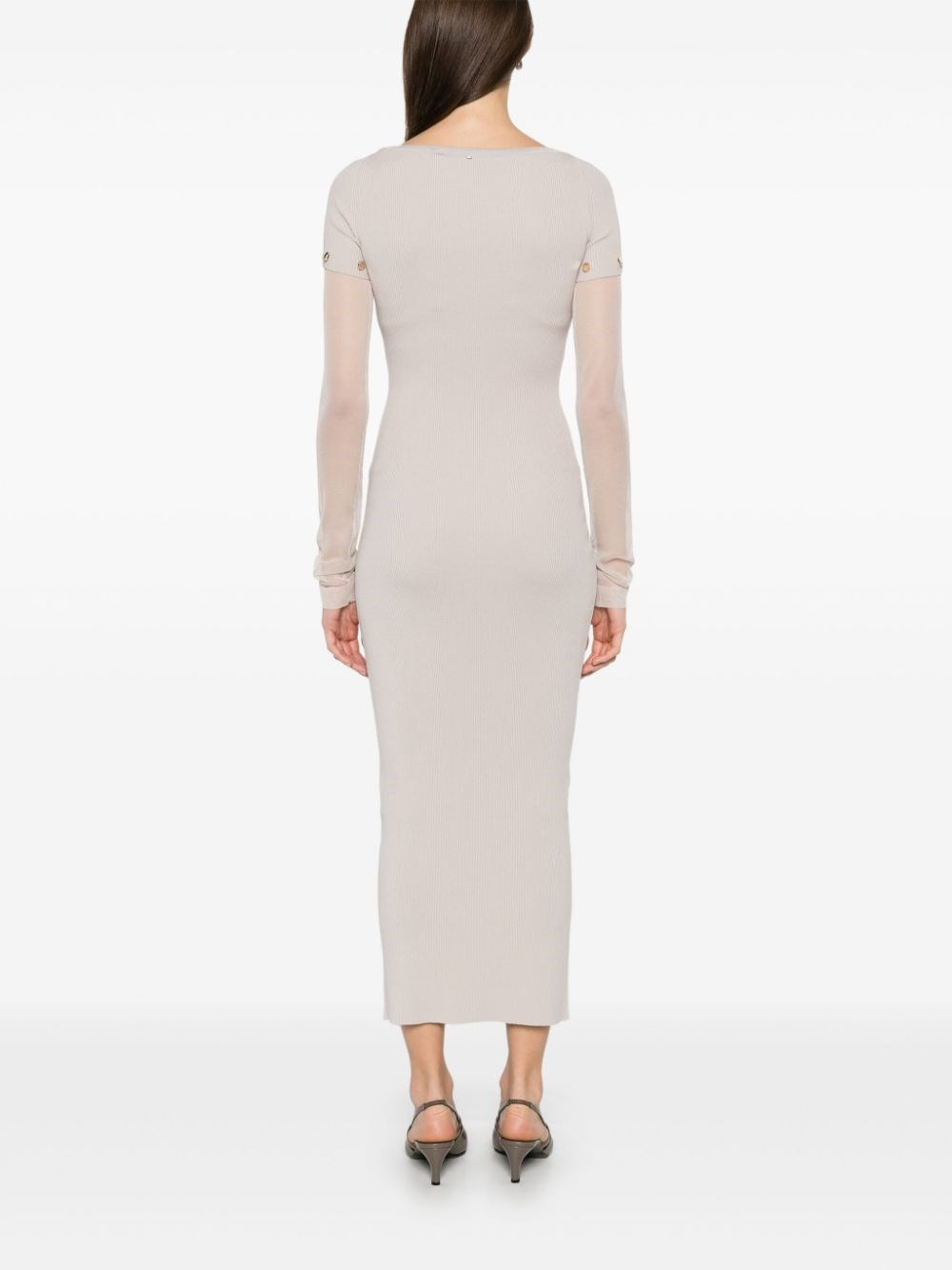 Knitted long dress - 3