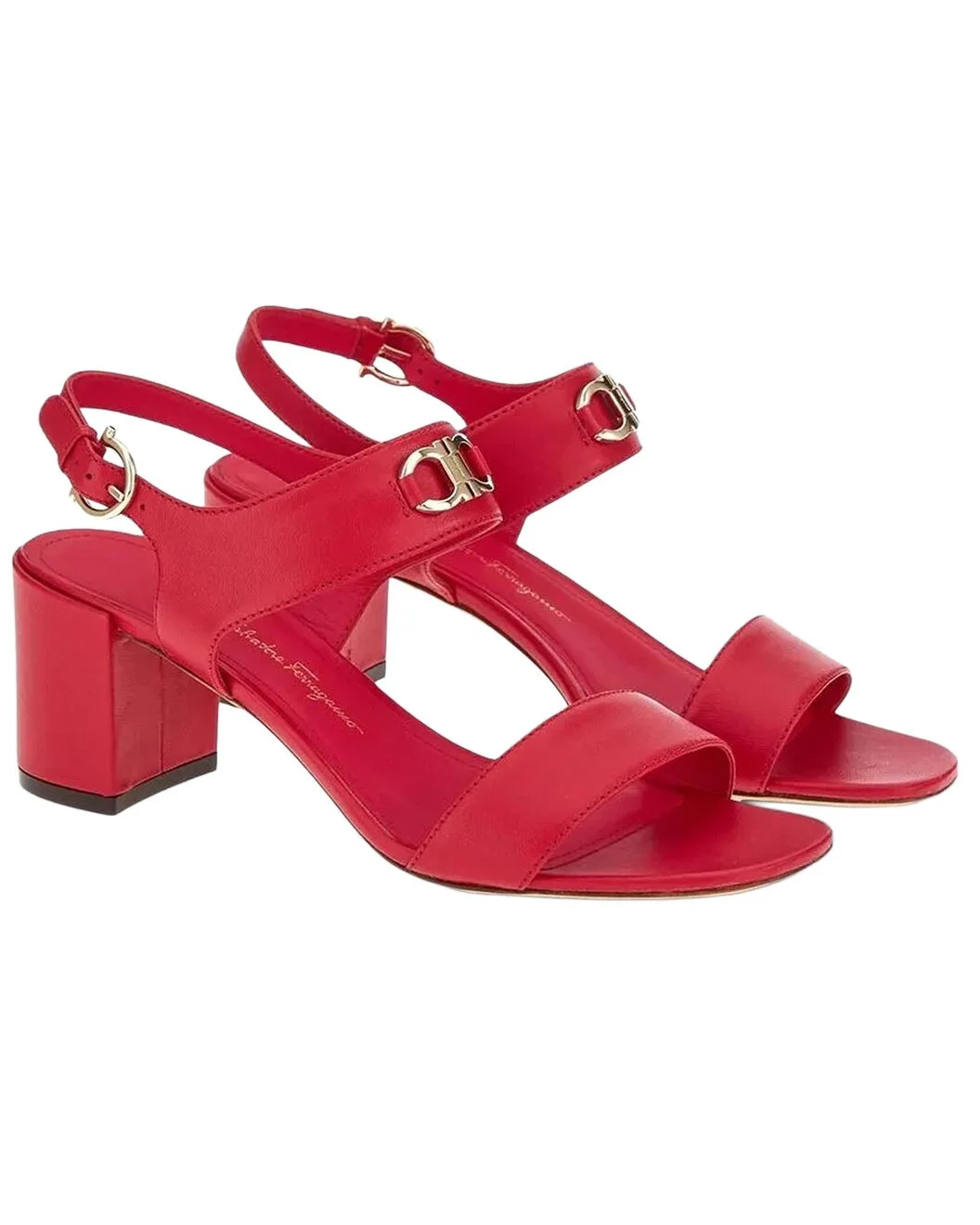 Ferragamo Gancini Leather Sandal - 1