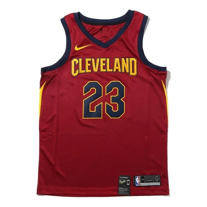 Nike NBA Jersey icon edition Basketball SW Fan Edition Cleveland Cavaliers LeBron James No. 23 Red 8 - 1