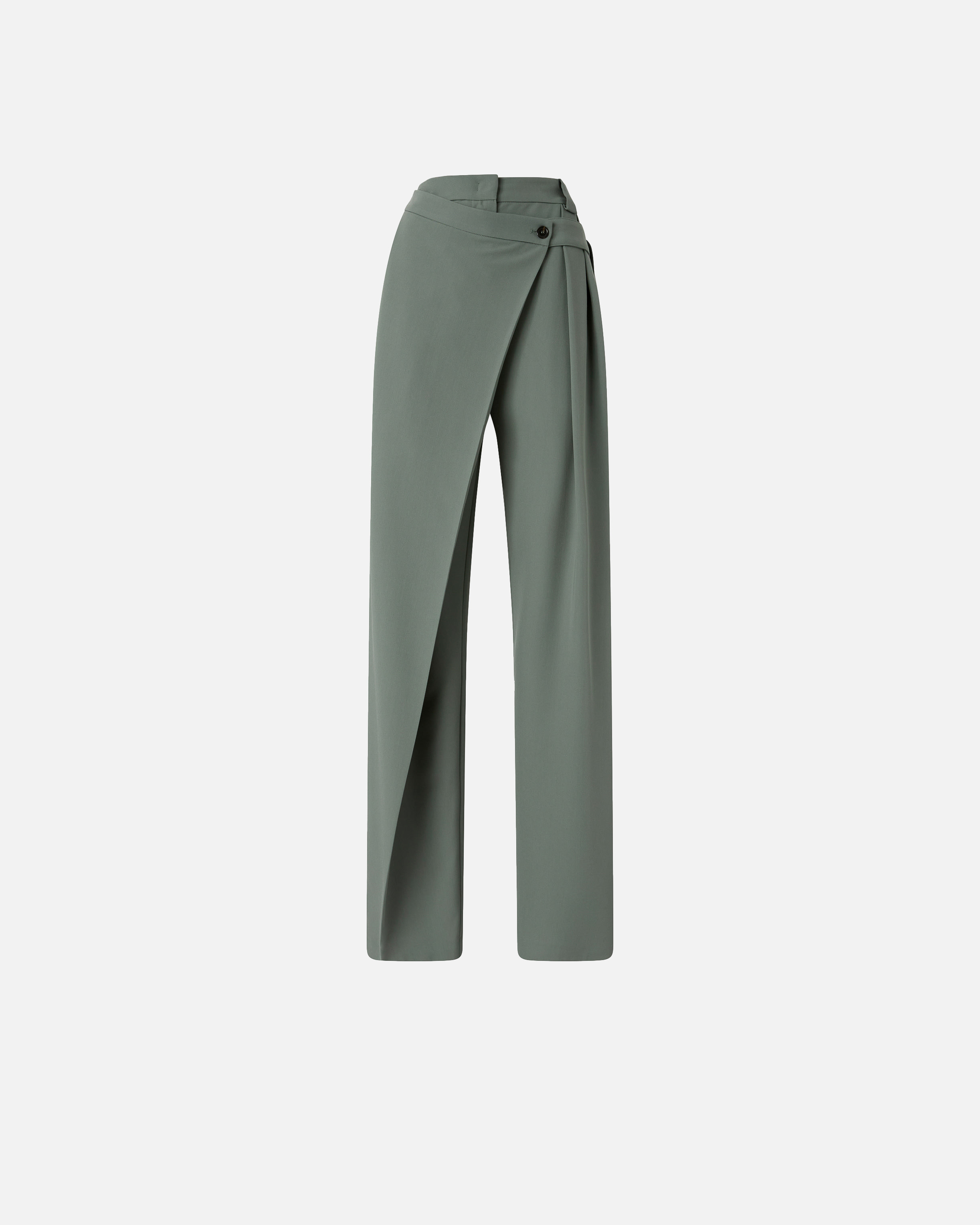 WIDE-LEG WRAP TROUSERS - 1