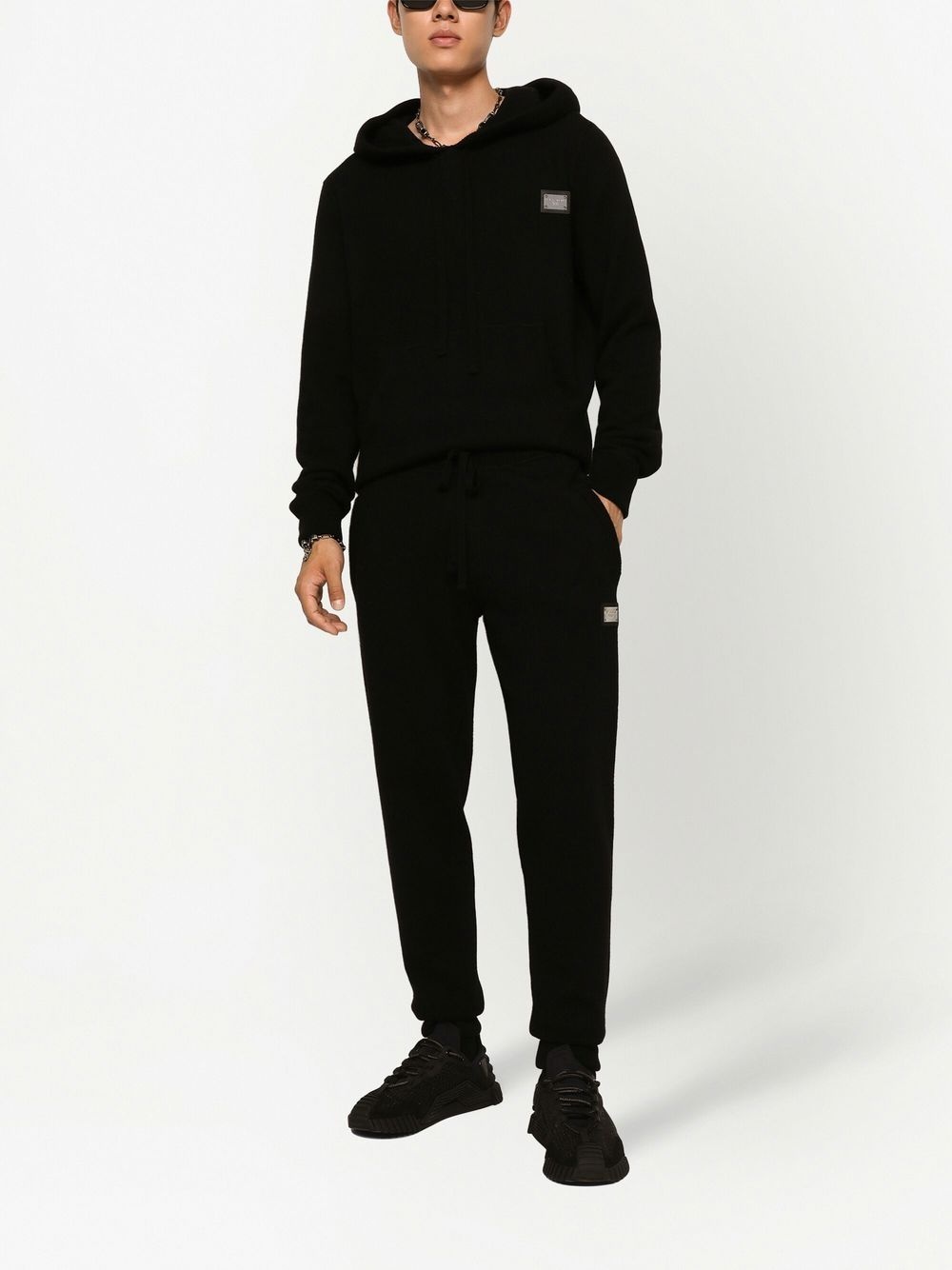DG Essentials logo-plaque hoodie - 2
