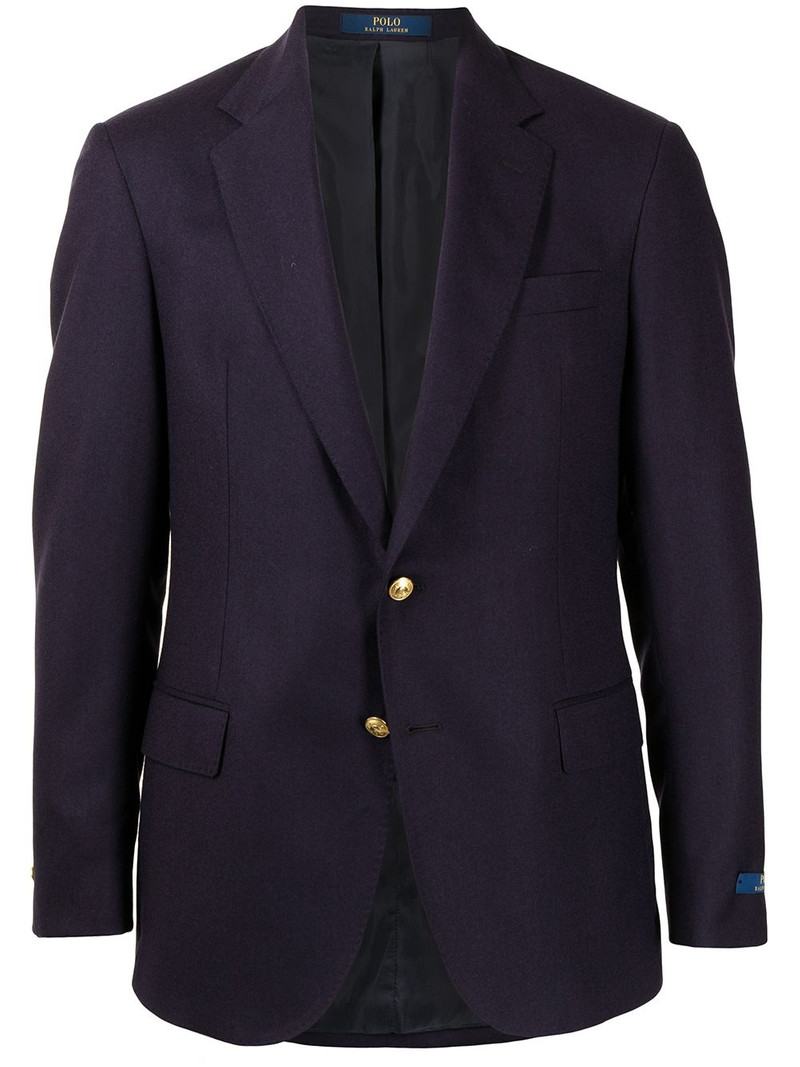 single-breasted wool blazer 1