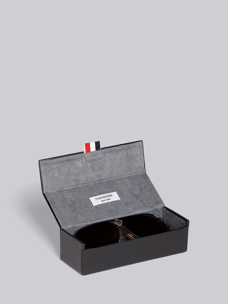 TB115 - White Gold Aviator Sunglasses 5