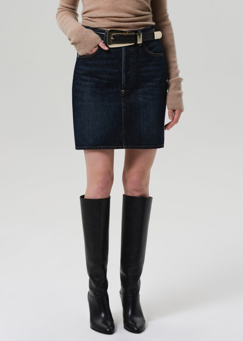 Etta Pencil Skirt In Deep Azure 5