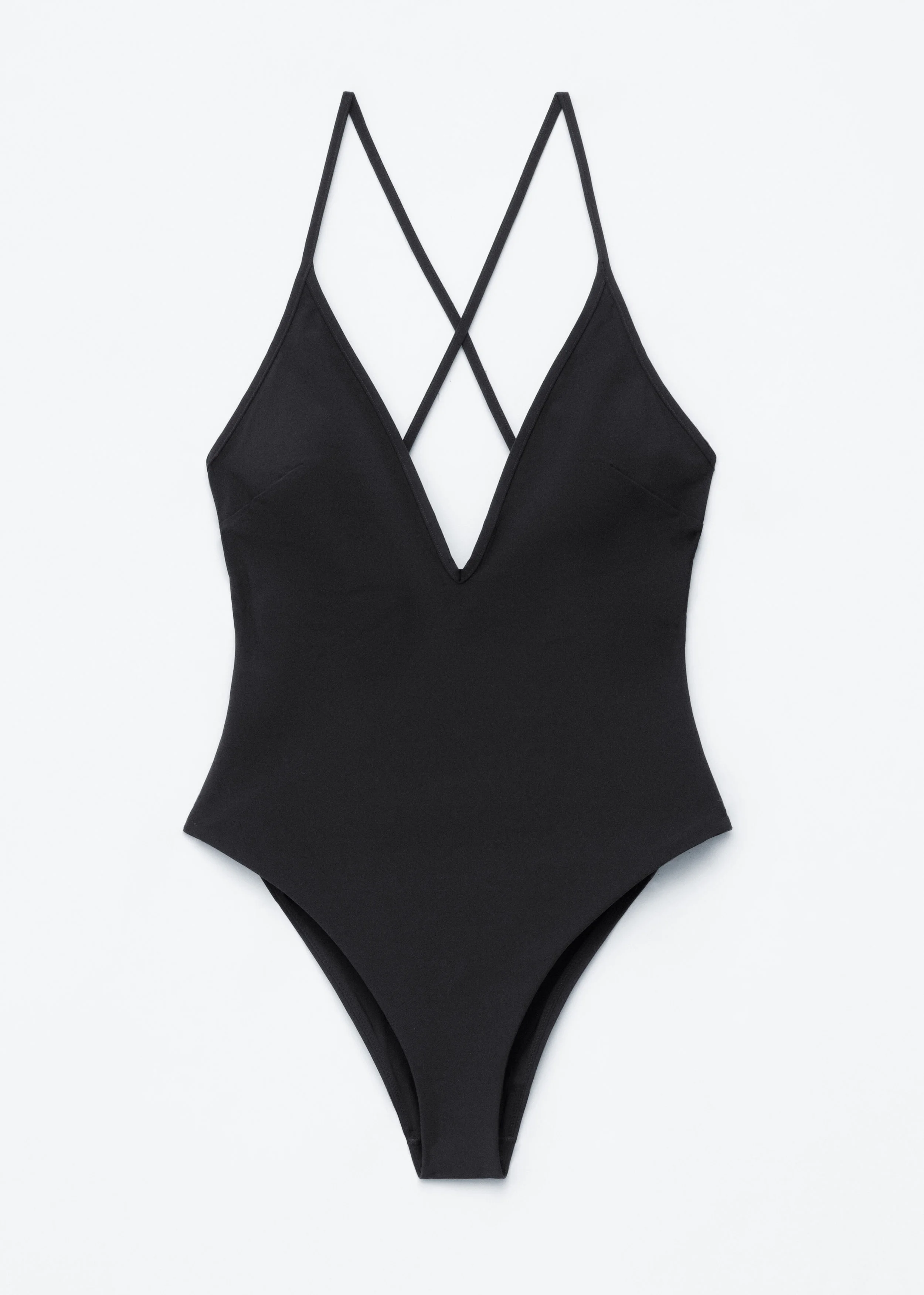 Cross-Back Swimsuit - 1