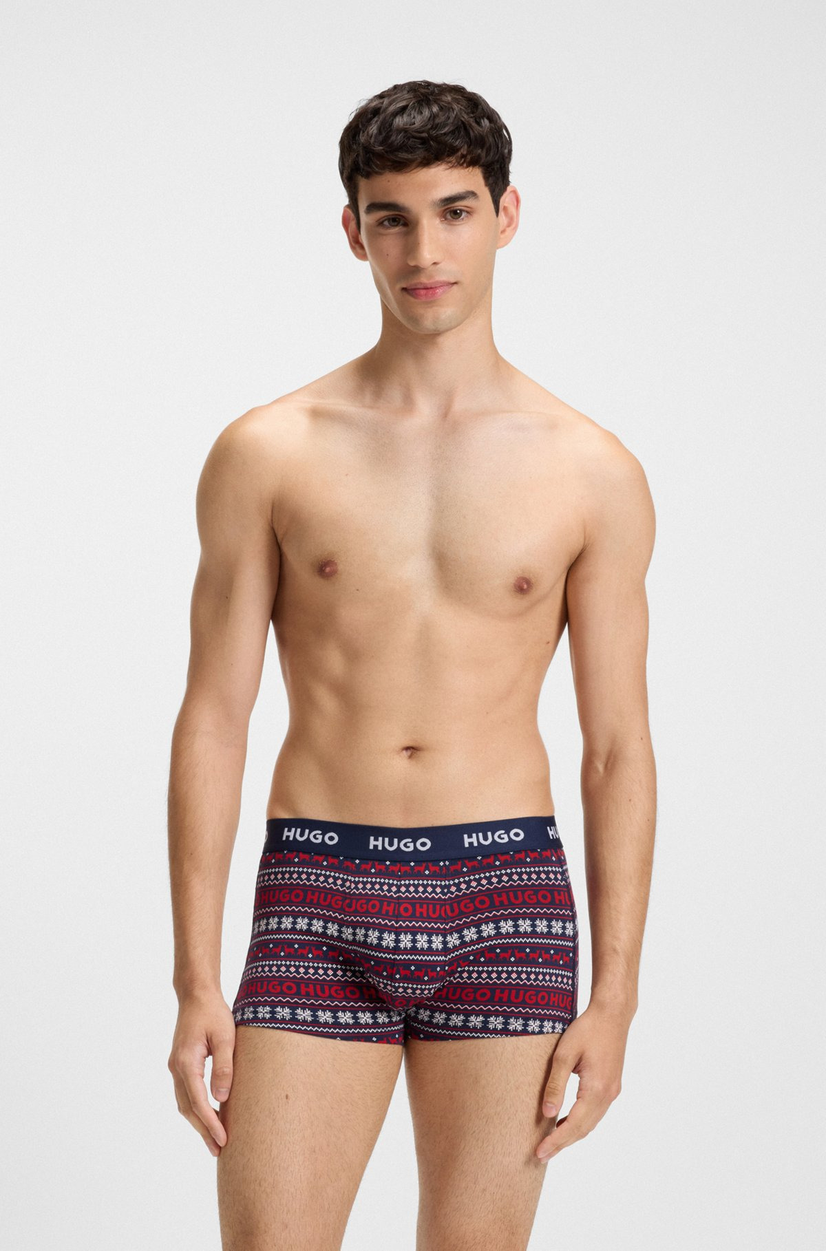THREE-PACK OF STRETCH TRUNKS IN COTTON - 2
