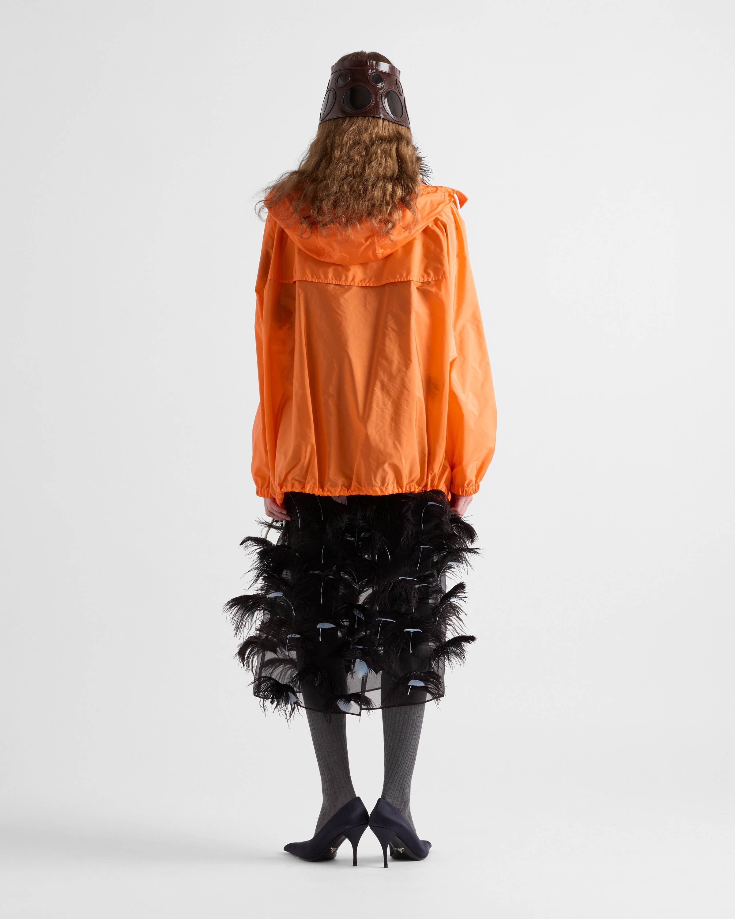 Lightweight Re-Nylon rain jacket - 5