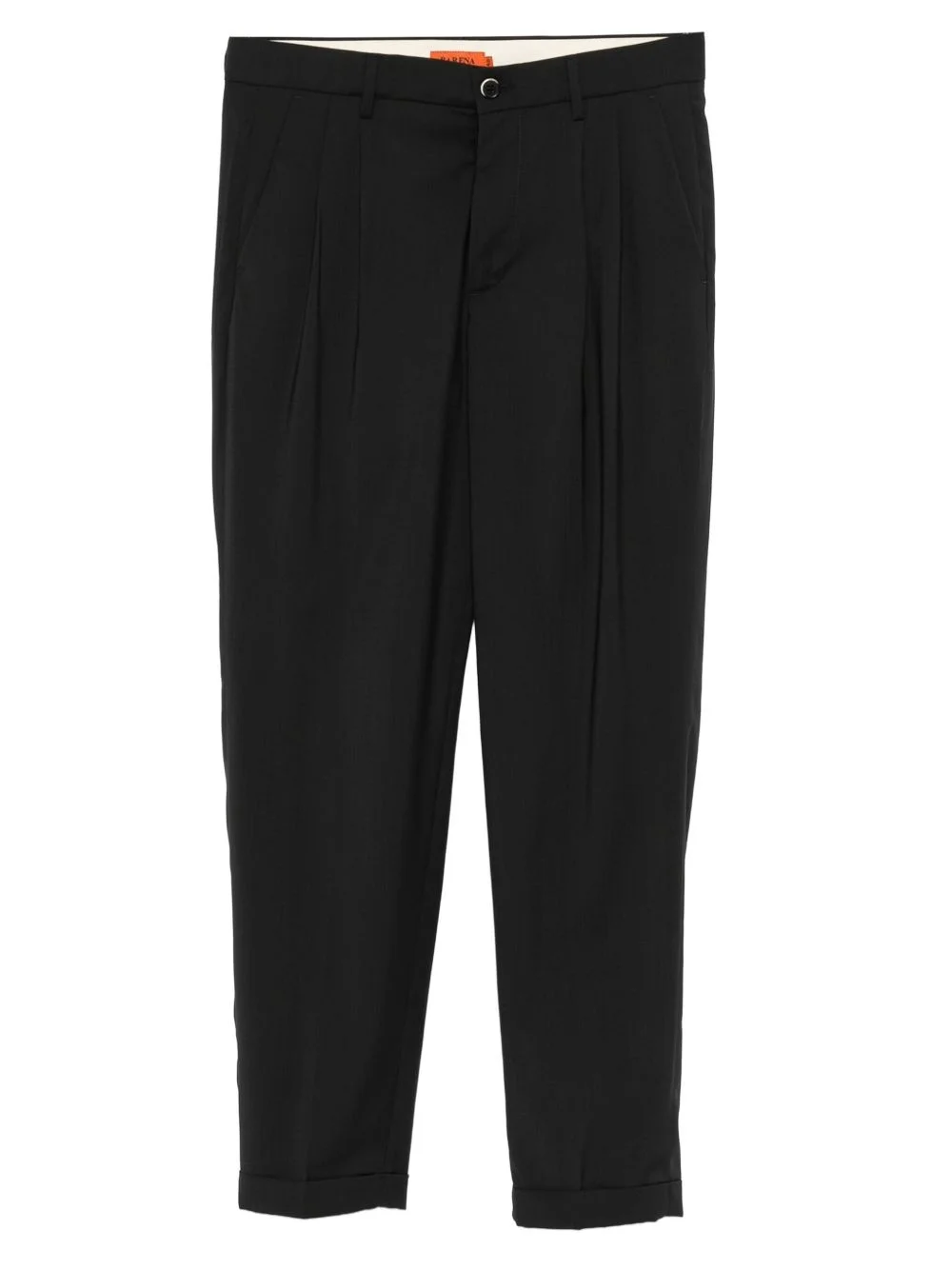 pleated wool trousers - 1
