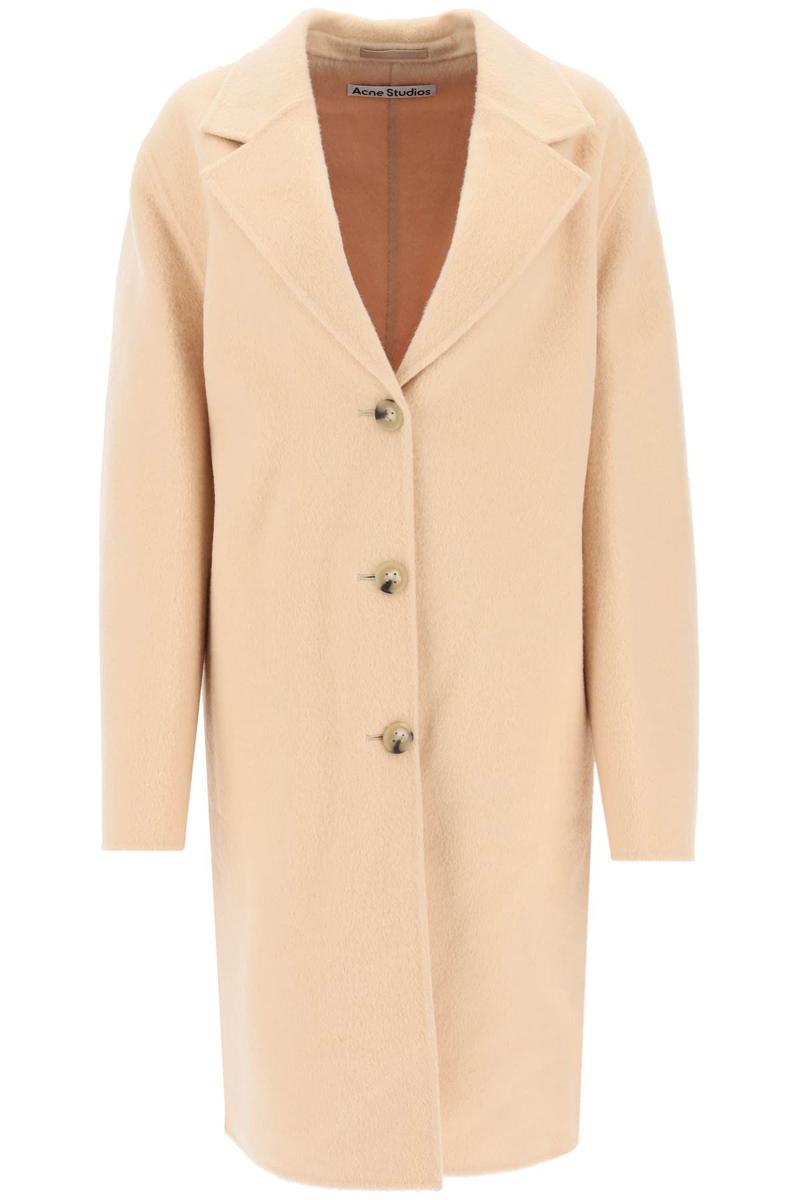 ACNE STUDIOS BRUSHED-WOOL COAT - 1