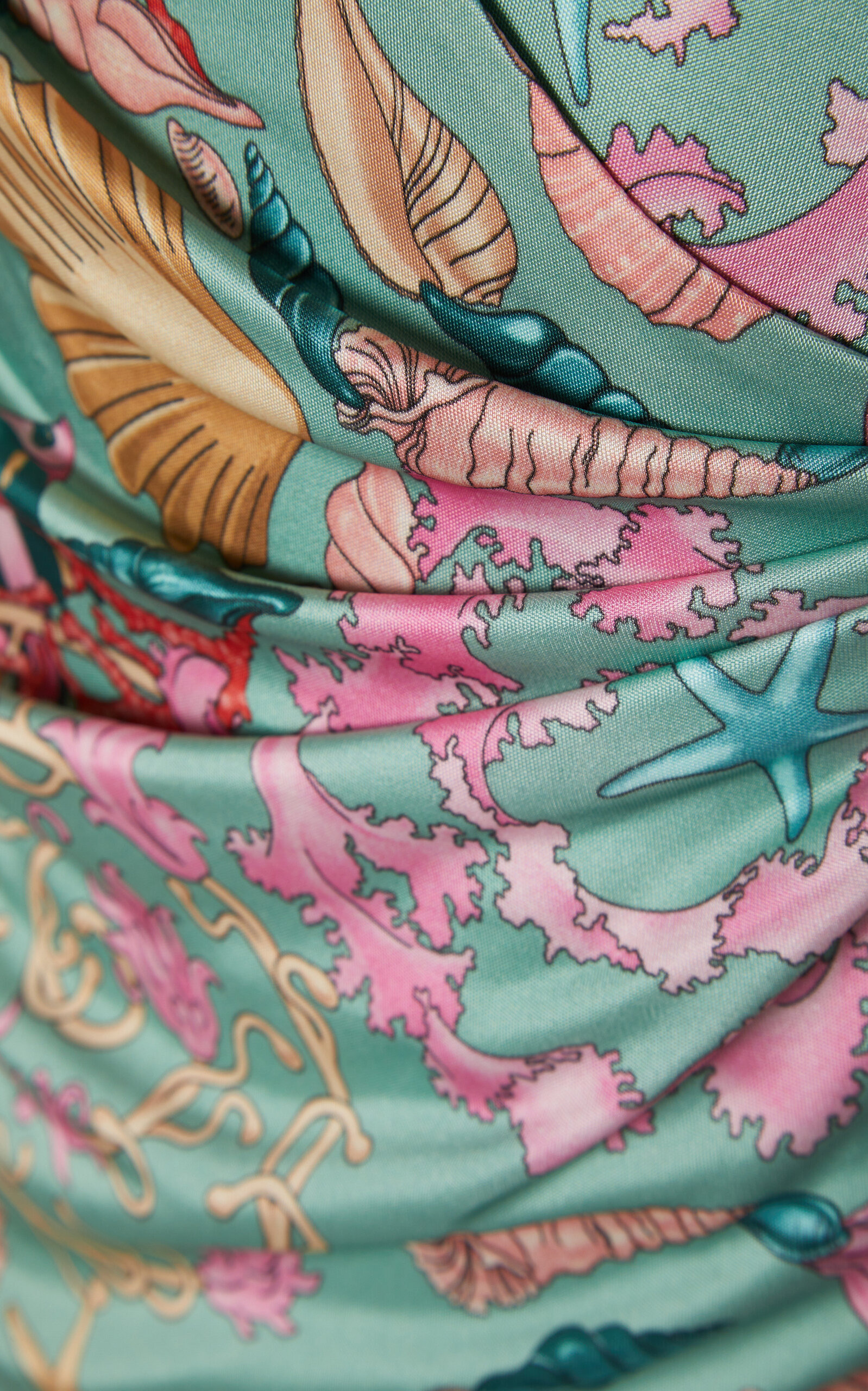Printed Jersey Halter Midi Dress print - 5