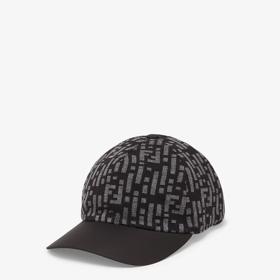 Baseball cap in gray mesh - 1