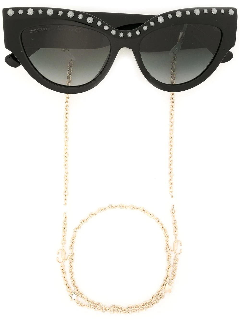 Sonja studded cat-eye sunglasses - 1