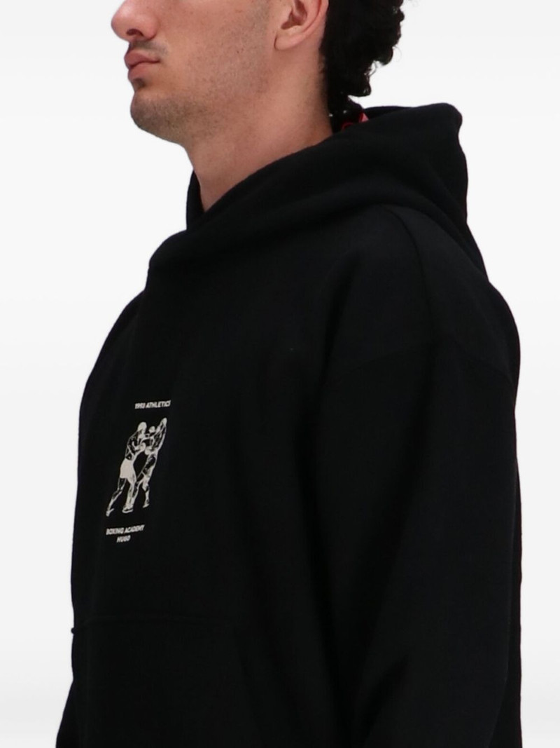 boxing-print hoodie 4