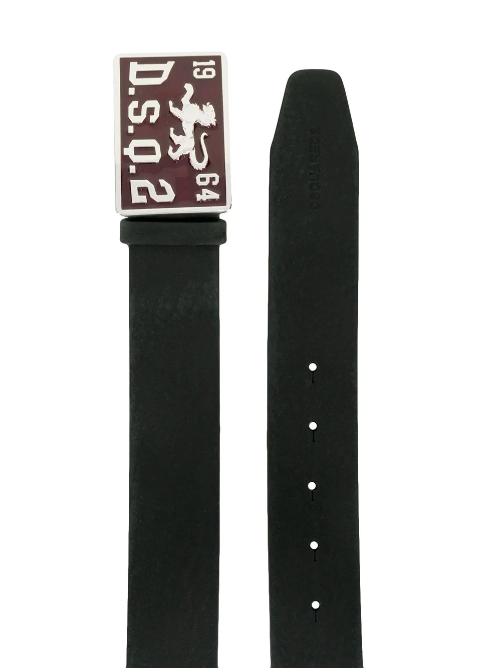 enamel plaque logo belt - 2