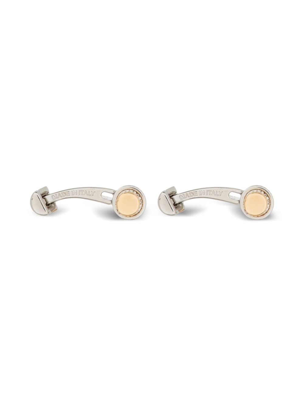 engraved-logo cufflinks - 2