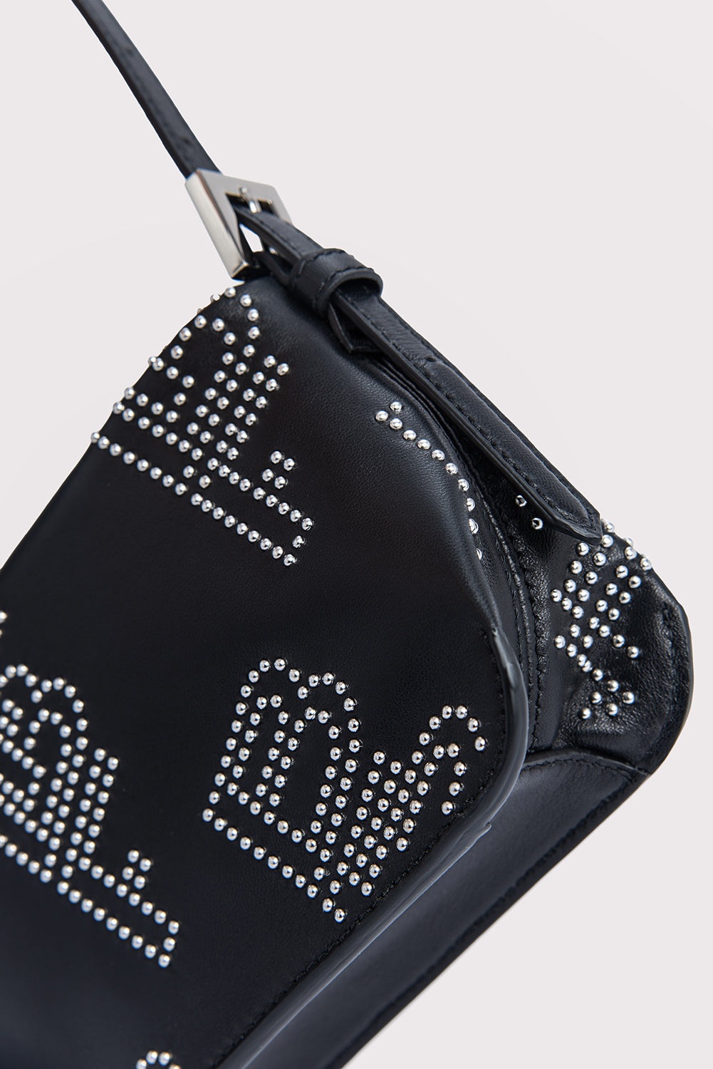 Dulce Black Stud Leather - 4