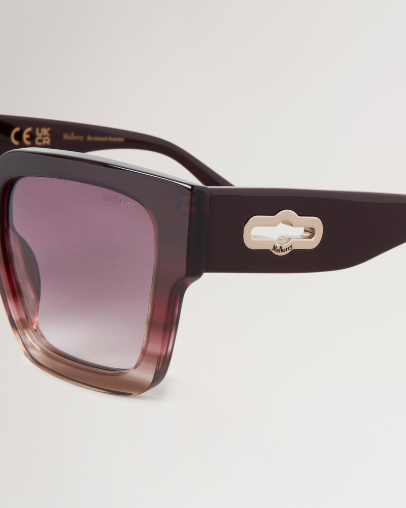 Mulberry Cora Sunglasses
Black Cherry Bio Acetate outlook