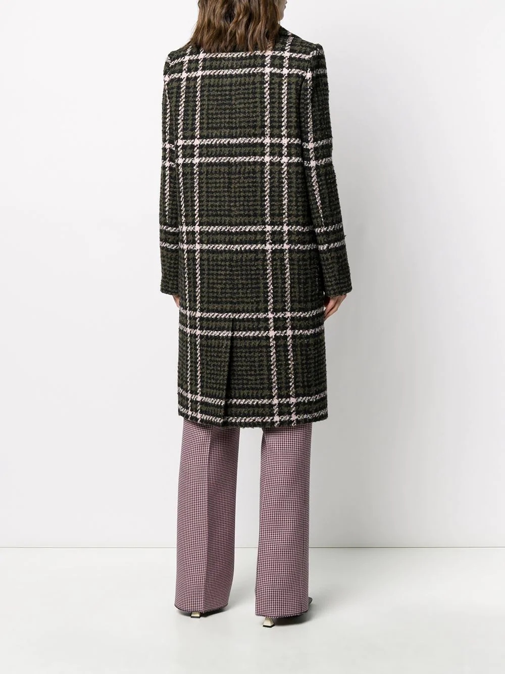 Claire Large Tri-Check coat - 4