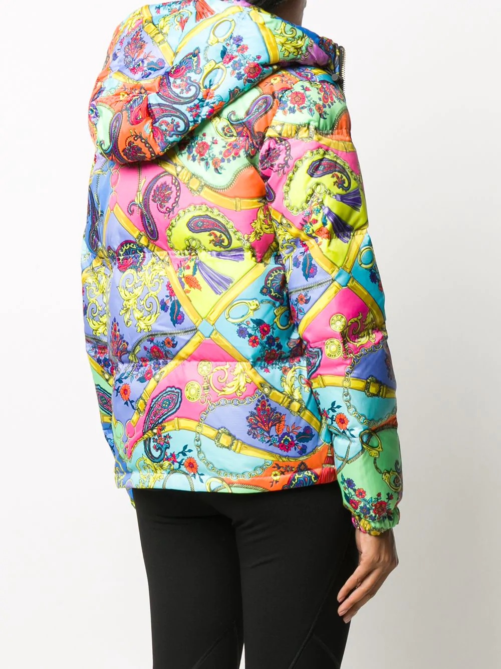 Paisley Fantasy puffer jacket - 4