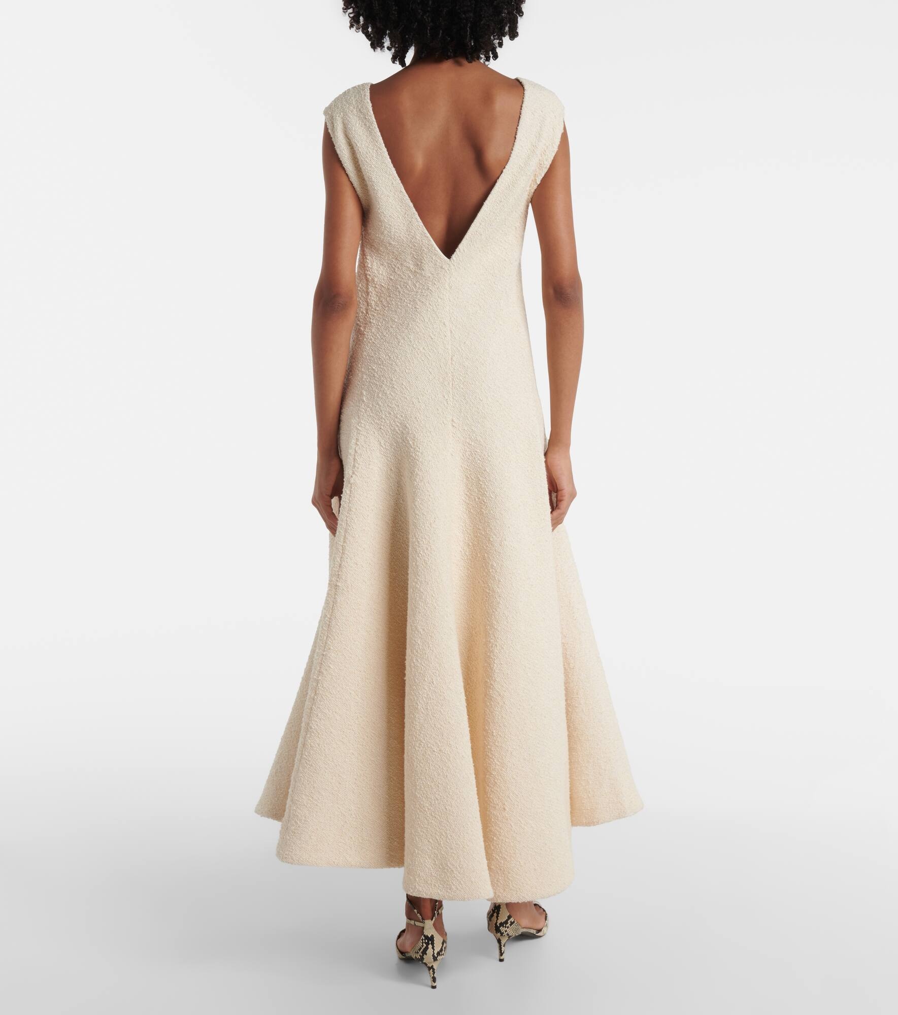Mellie bouclé maxi dress - 3