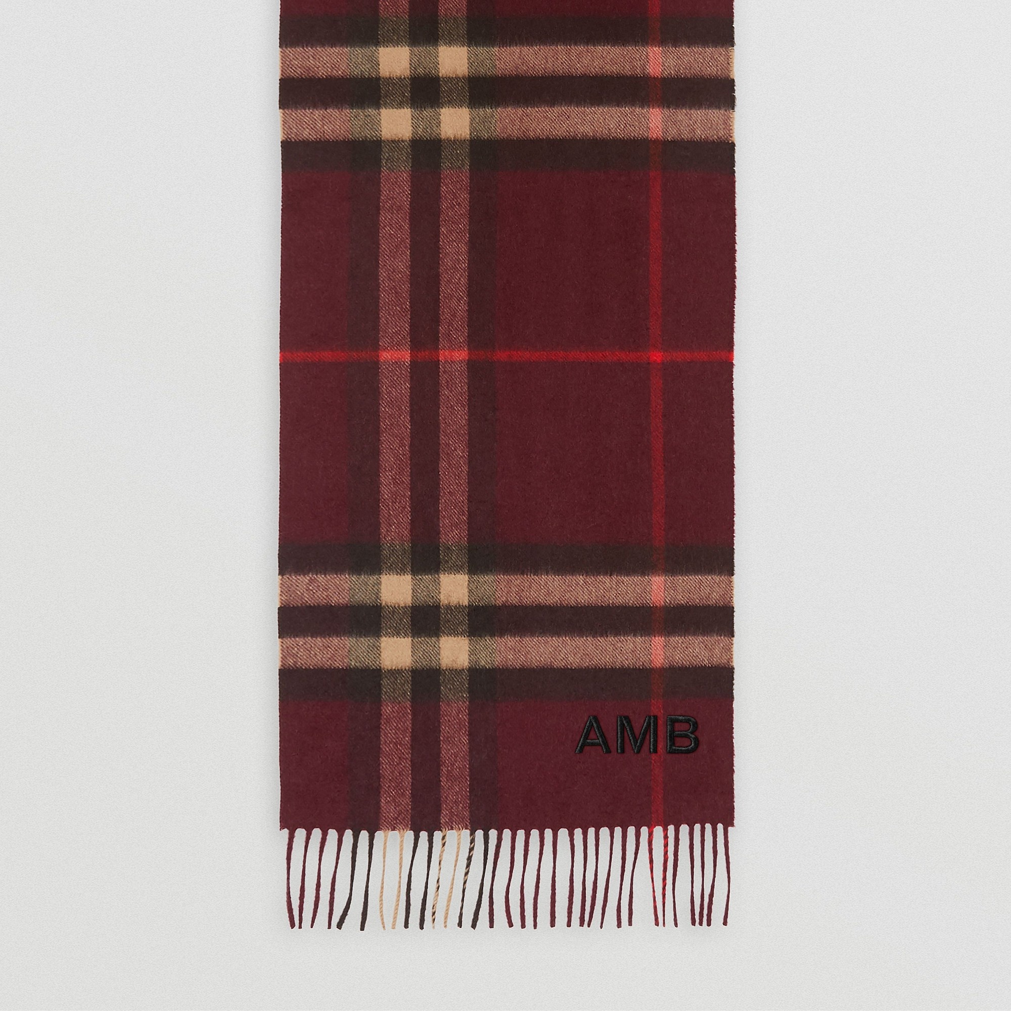 The Classic Check Cashmere Scarf - 8