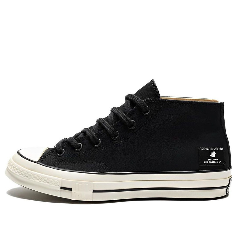 Converse x UNDEFEATED 1970s Mid 'Black White' A00673C - 1