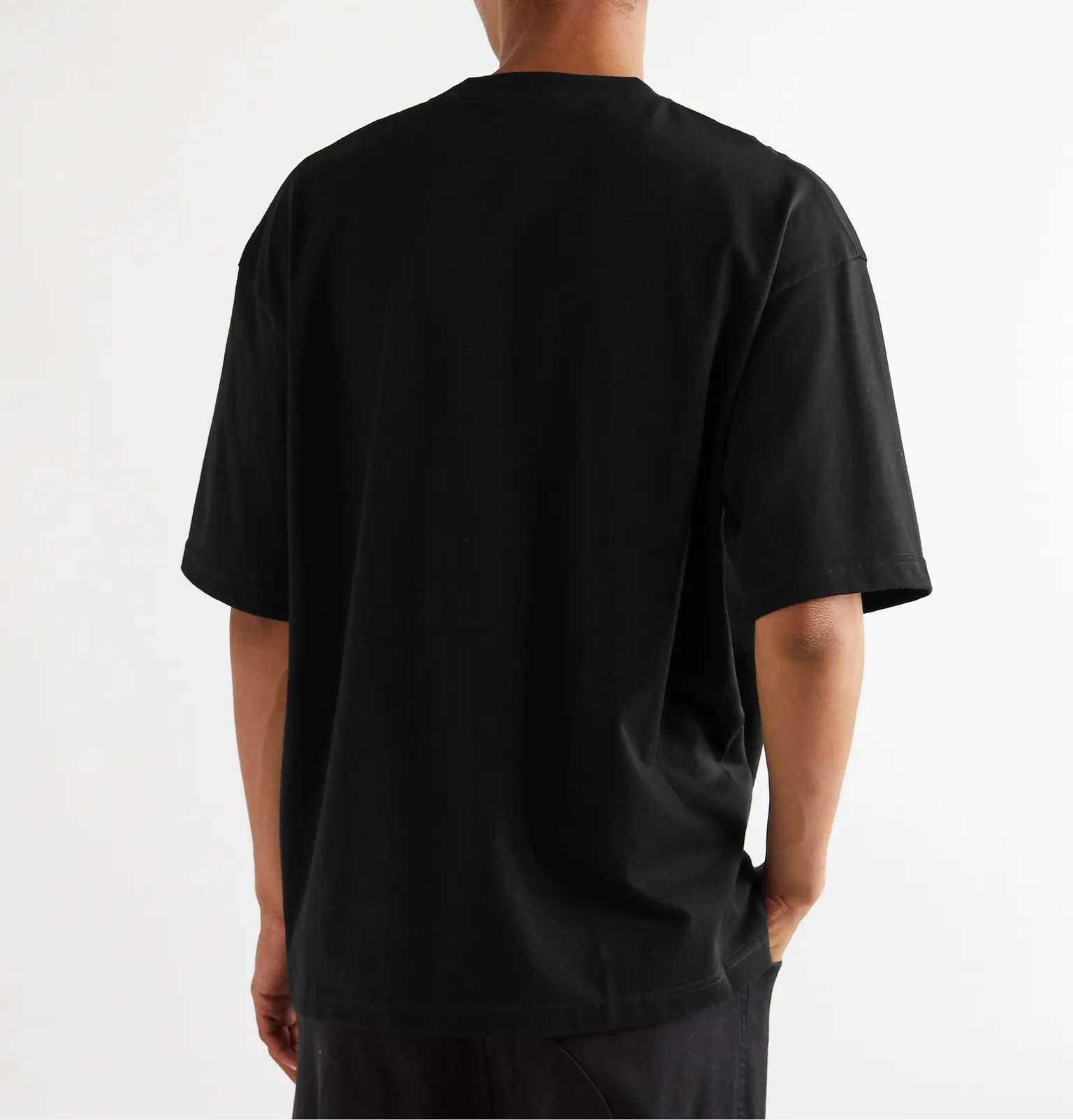 Oversized Logo-Print Cotton-Jersey T-Shirt - 4