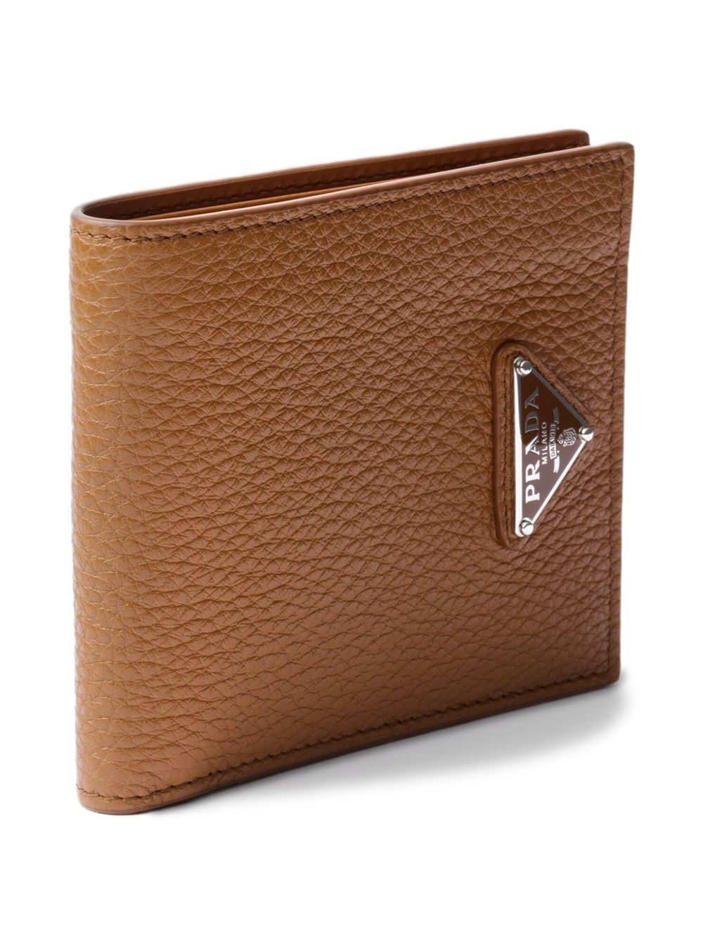 grained leather wallet - 4