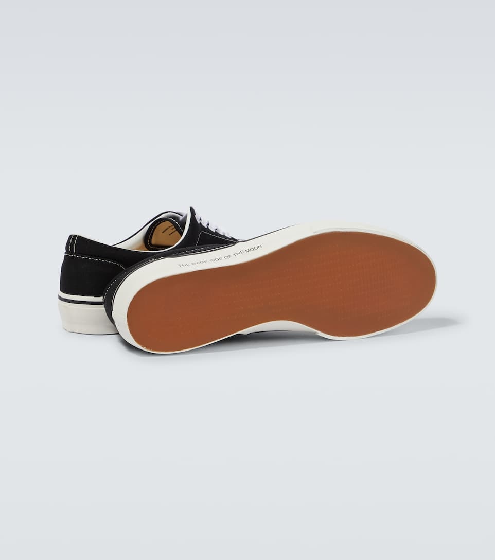 Low-top canvas sneakers - 7