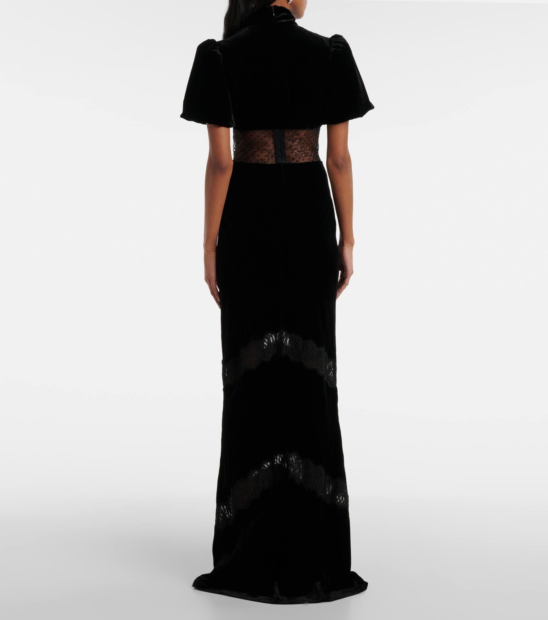 Ethel puff-sleeve maxi dress - 3