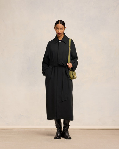 AMI Paris LONG BELTED COAT outlook