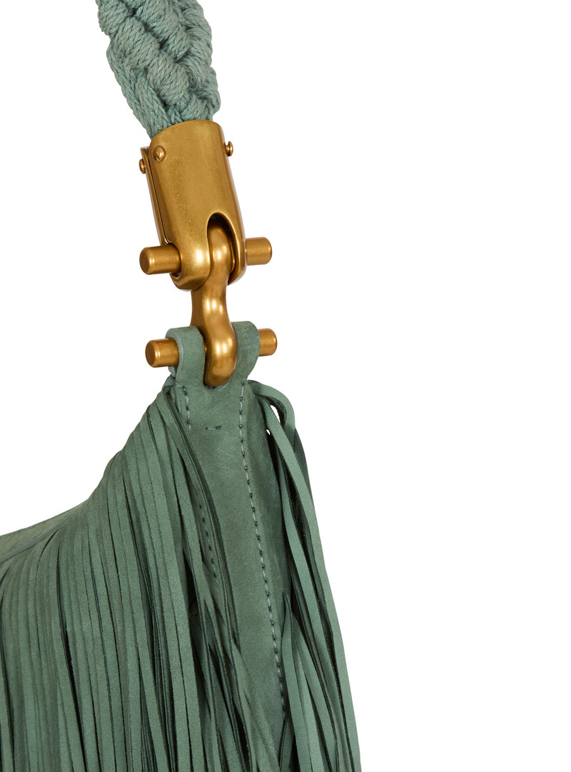 Ébène Hobo fringed suede bag 3
