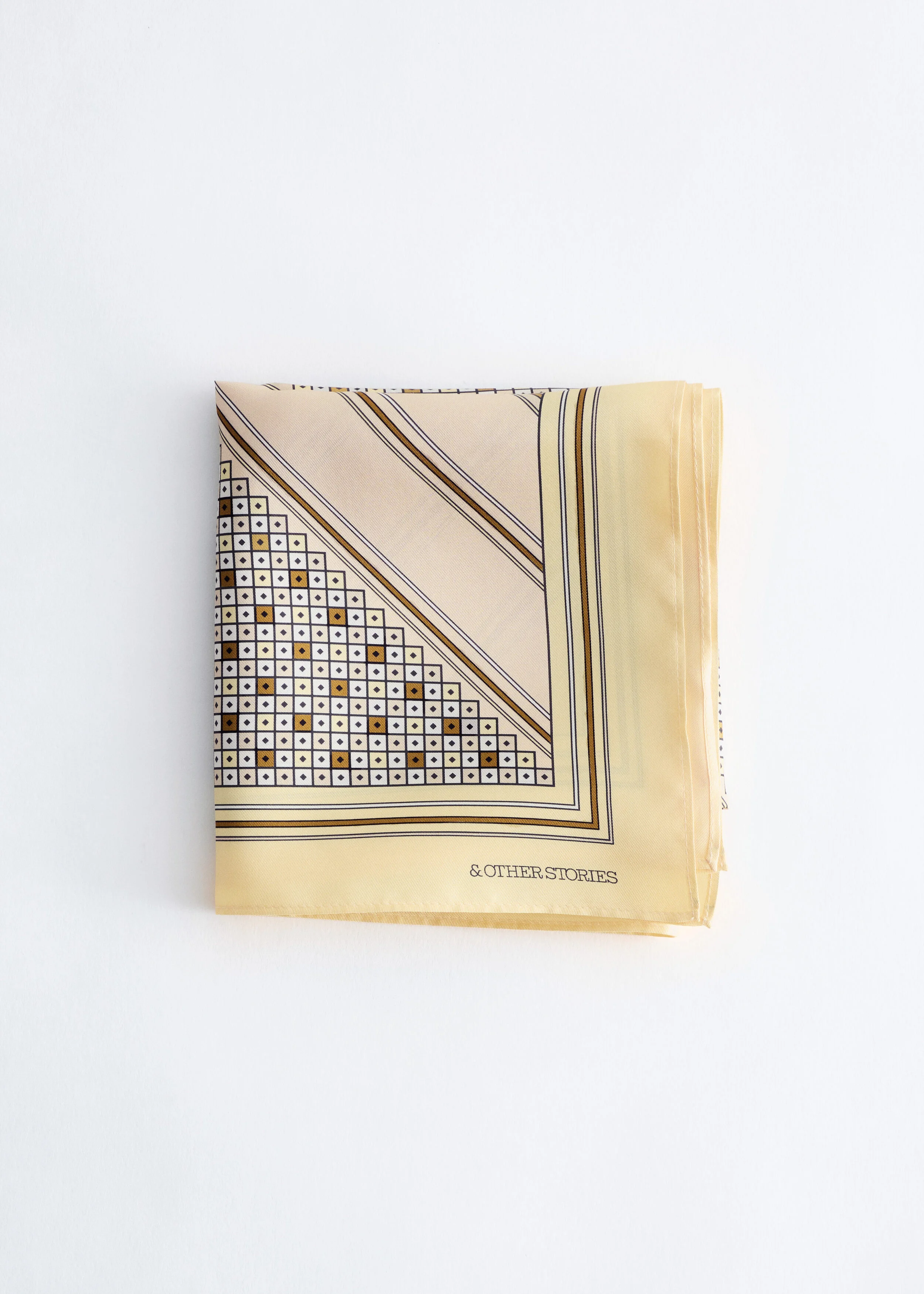 Printed Silk Scarf - 1