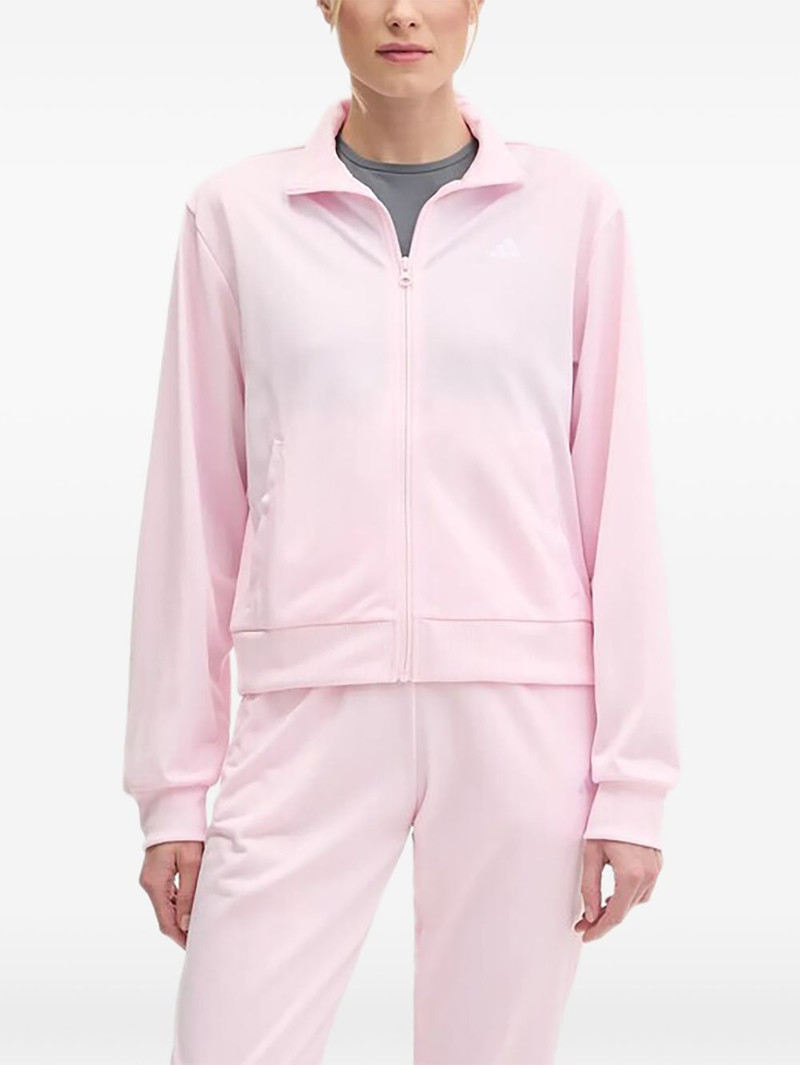 zip-fastening logo-embroidered tracksuit 3