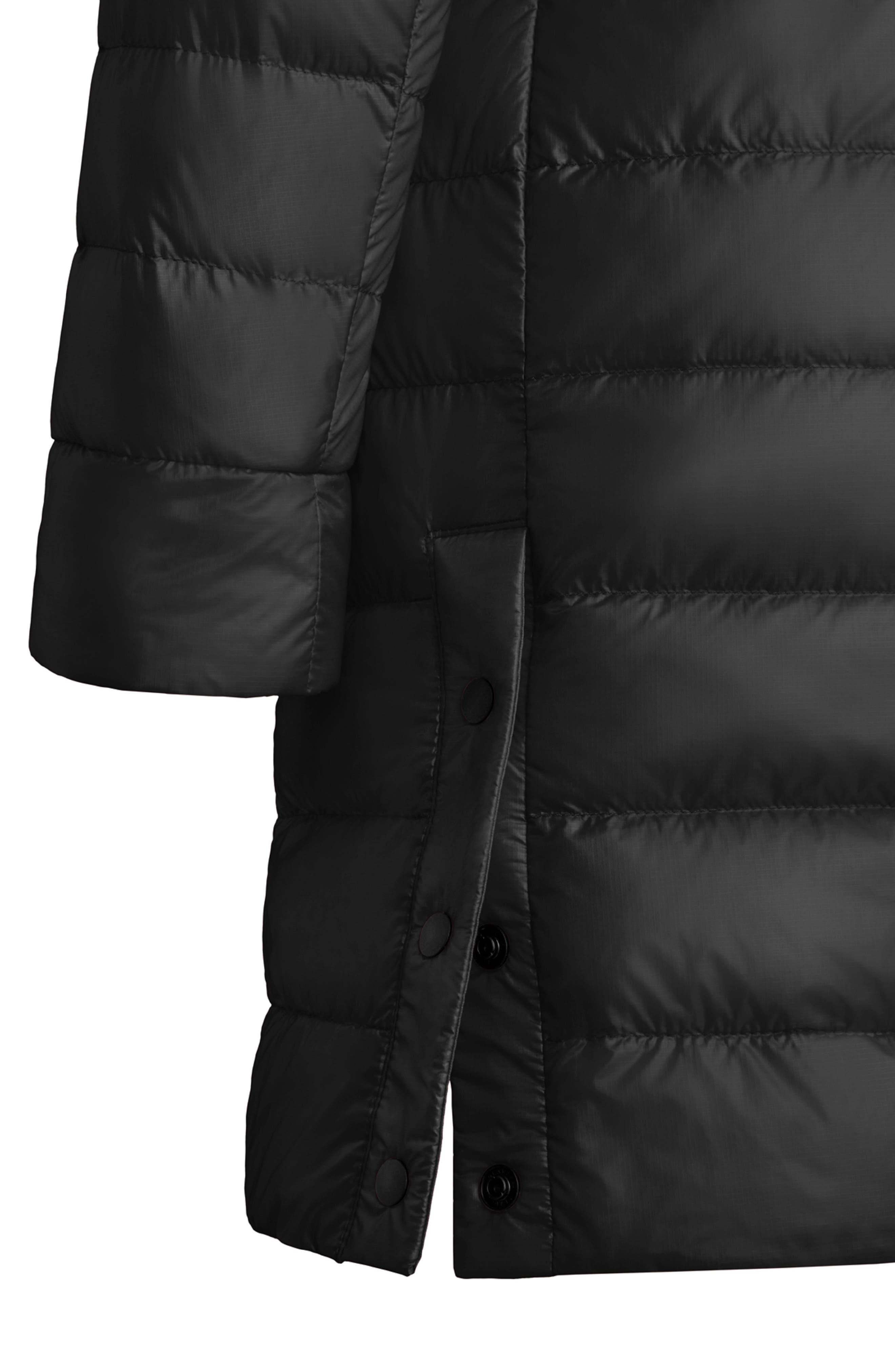 Canada Goose Cypress Packable Hooded 750-Fill-Power Down Puffer Coat in Black at Nordstrom - 7
