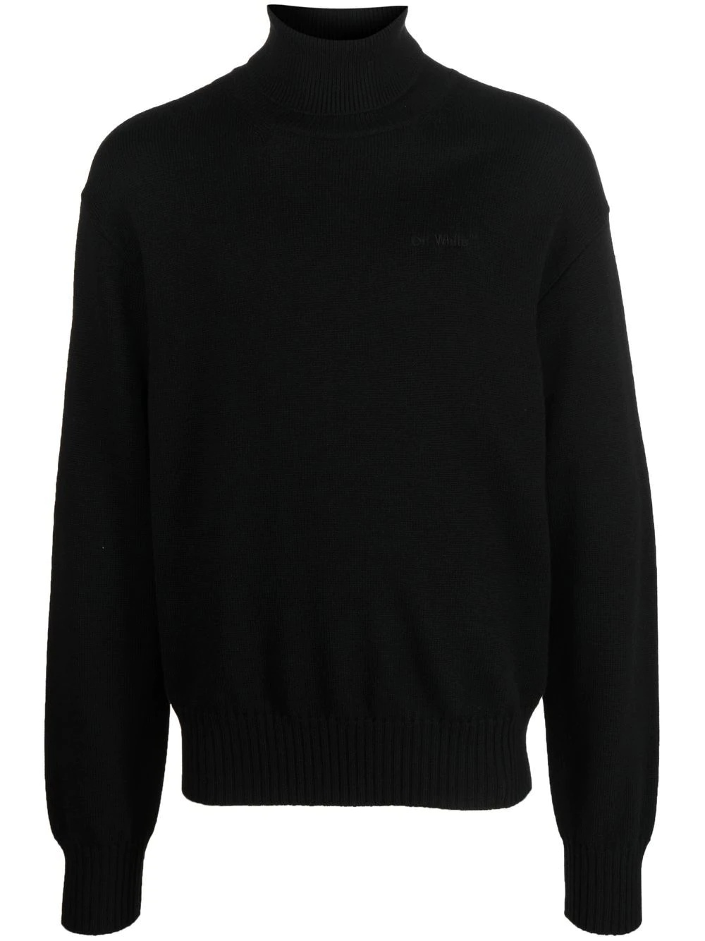 roll-neck wool jumper - 1