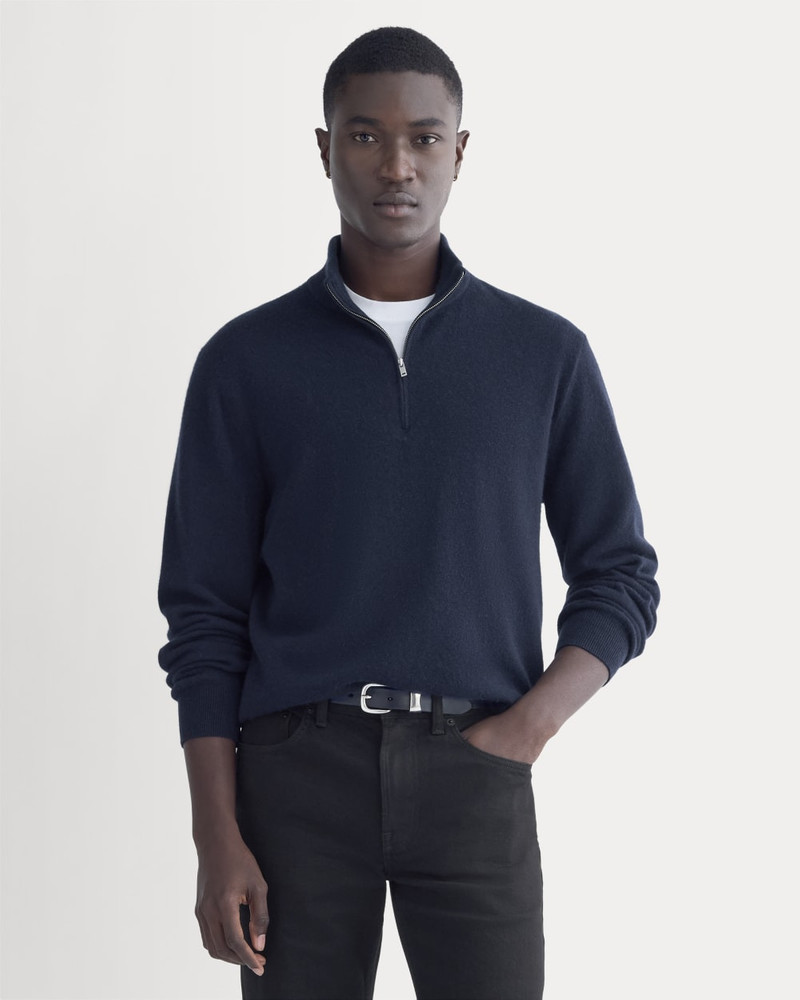 EVERLANE CASHMERE QUARTER ZIP SWEATER outlook