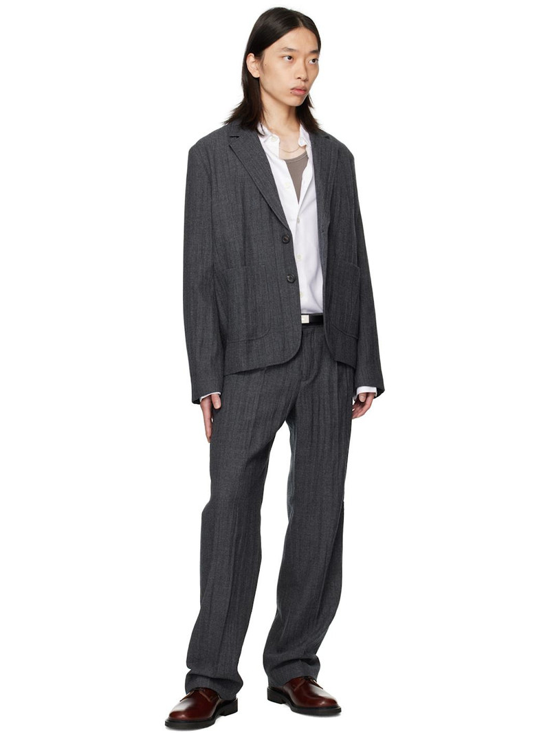 Our Legacy Gray Temp Blazer outlook