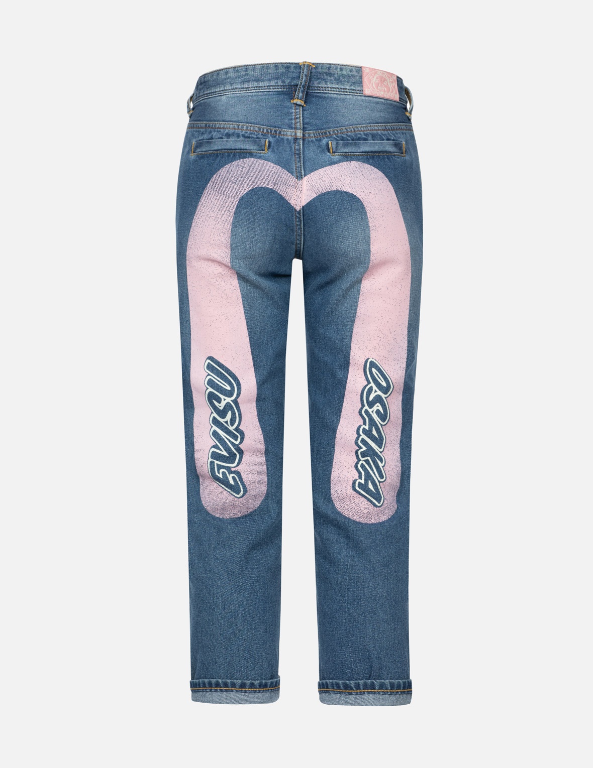 EVISU OSAKA DAICOCK PRINT RELAX FIT JEANS - 1