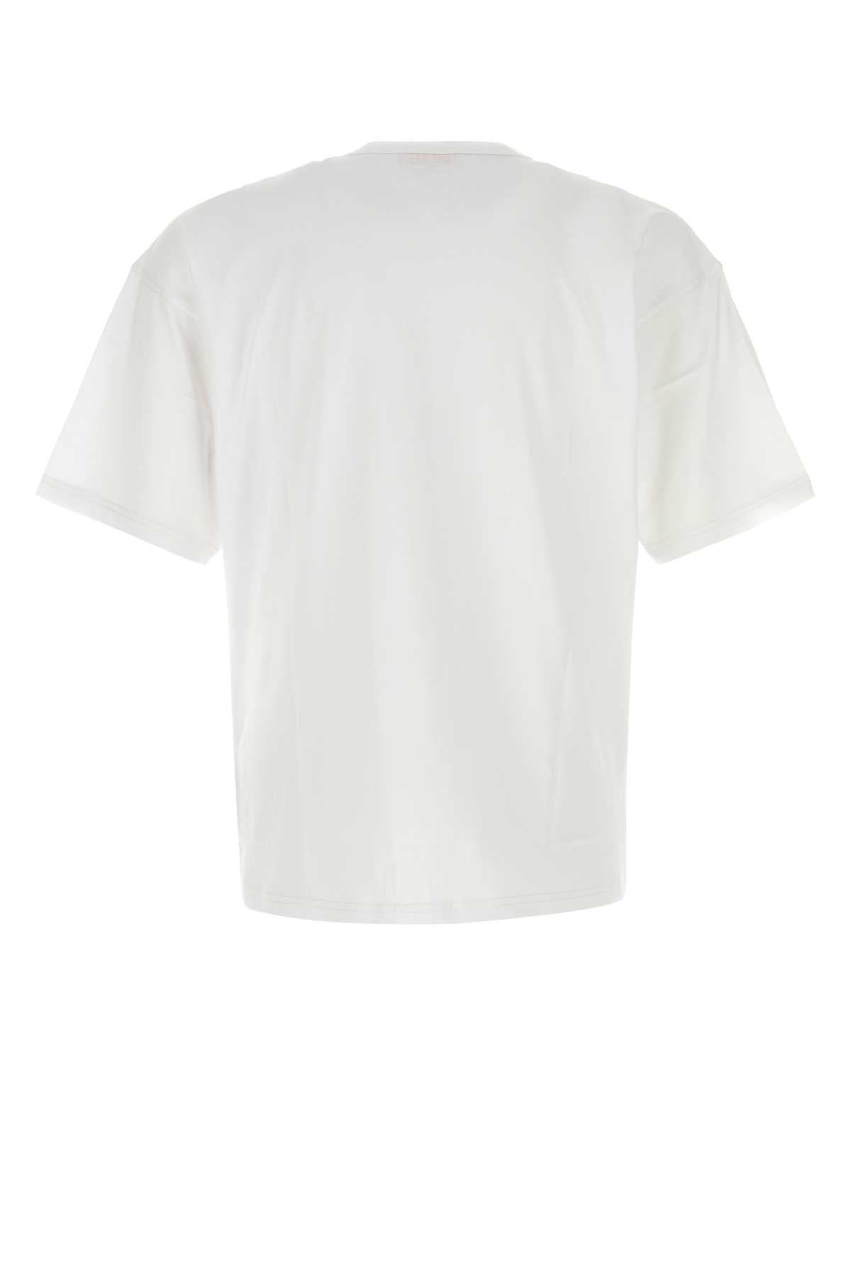 Diesel Men White Cotton T-Boxt-R30 T-Shirt - 2