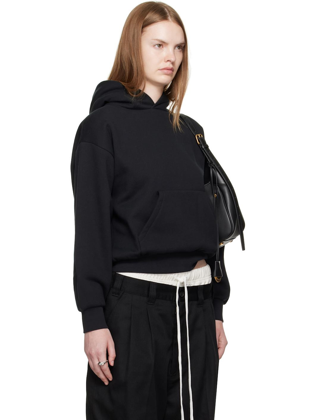Black Classic Fit Hoodie - 2